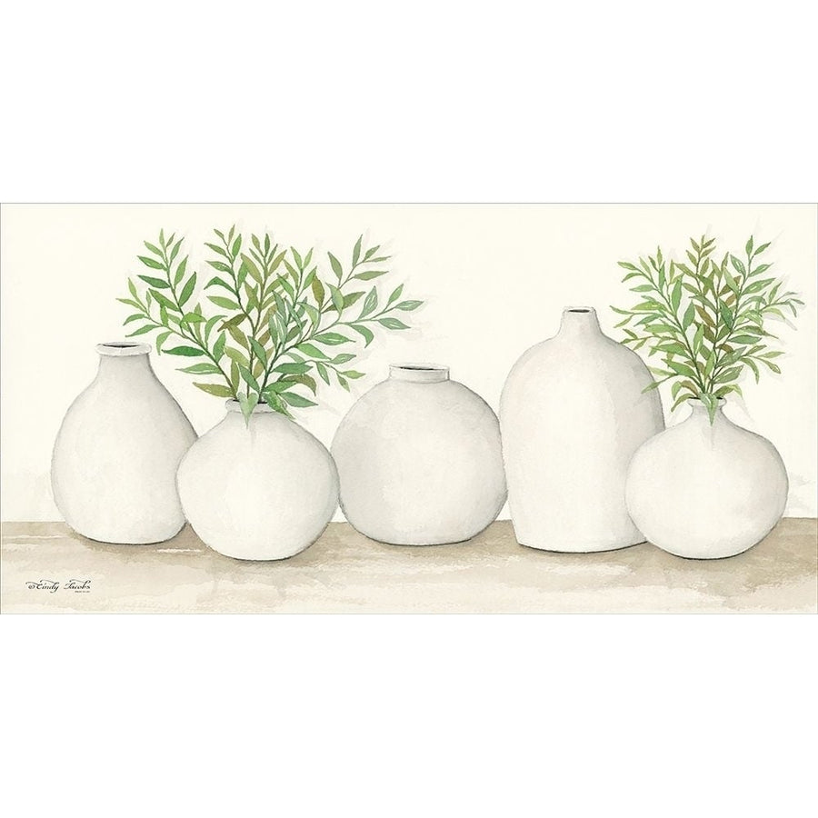 Simplicity in White I Poster Print by Cindy Jacobs-VARPDXCIN1159 Image 1