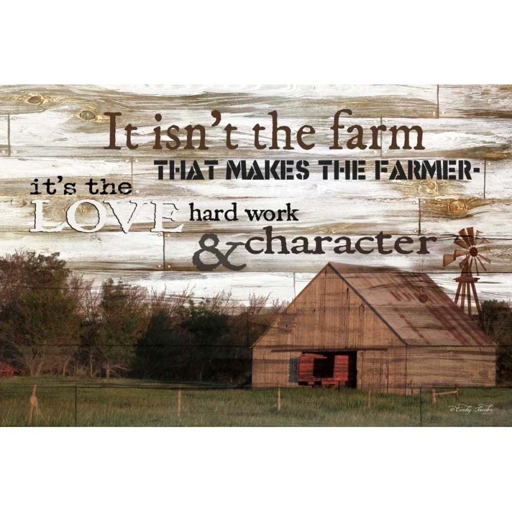 It Isnt the Farm Poster Print by Cindy Jacobs-VARPDXCIN130 Image 1