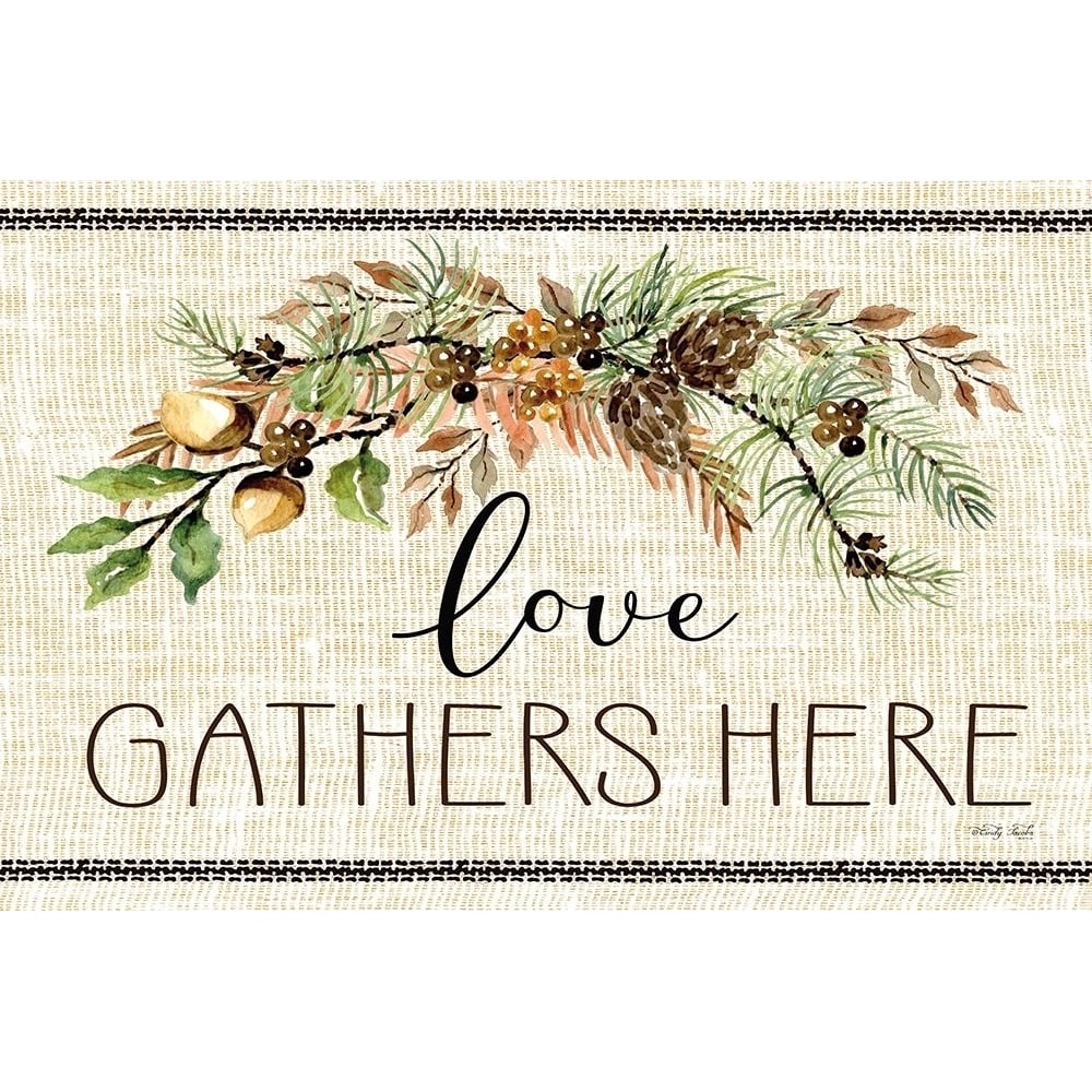 Love Gathers Here Poster Print by Cindy jacobs-VARPDXCIN1453 Image 1