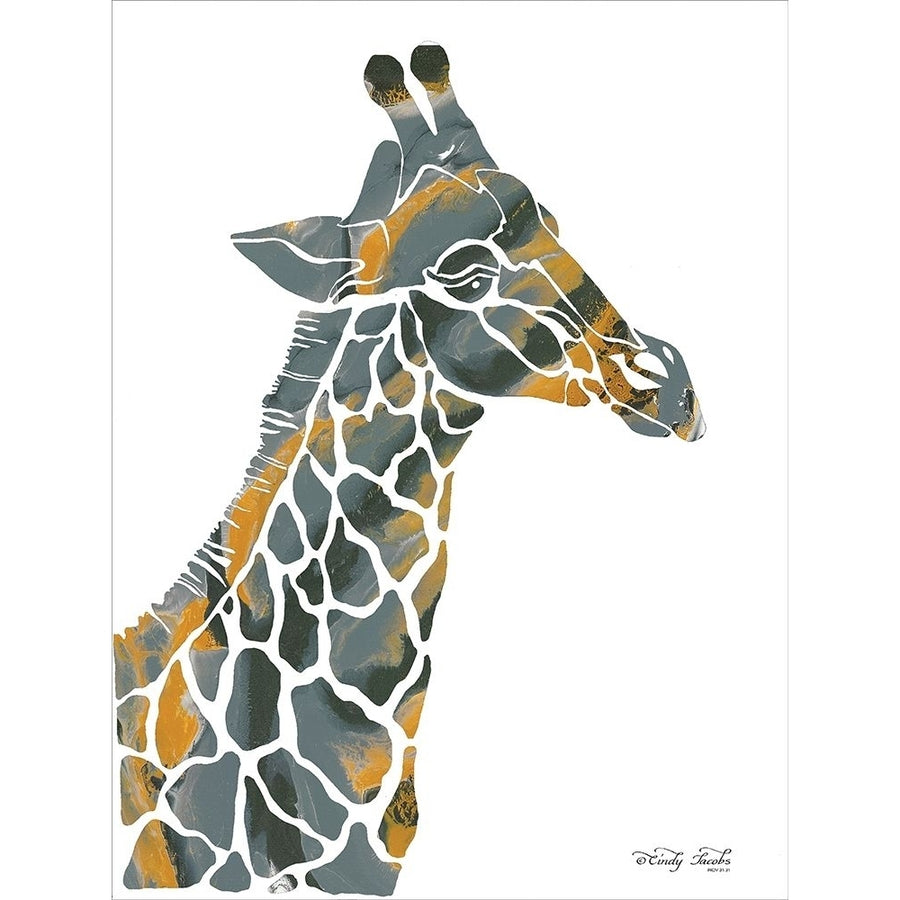 Bright Giraffe I Poster Print by Cindy Jacobs-VARPDXCIN1456 Image 1