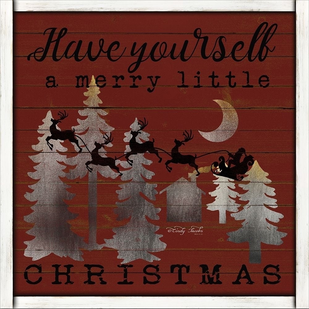 Have Yourself a Merry Little Christmas Poster Print by Cindy Jacobs-VARPDXCIN1525 Image 1