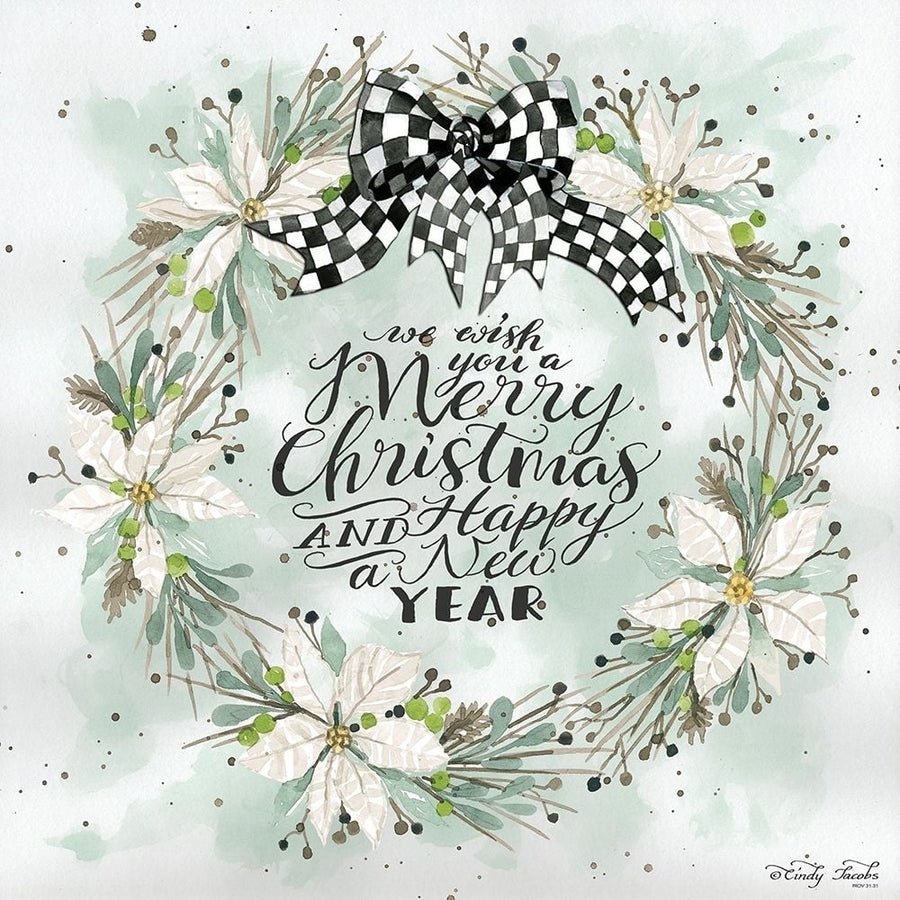 We Wish You a Merry Christmas Poster Print by Cindy Jacobs-VARPDXCIN1561 Image 1