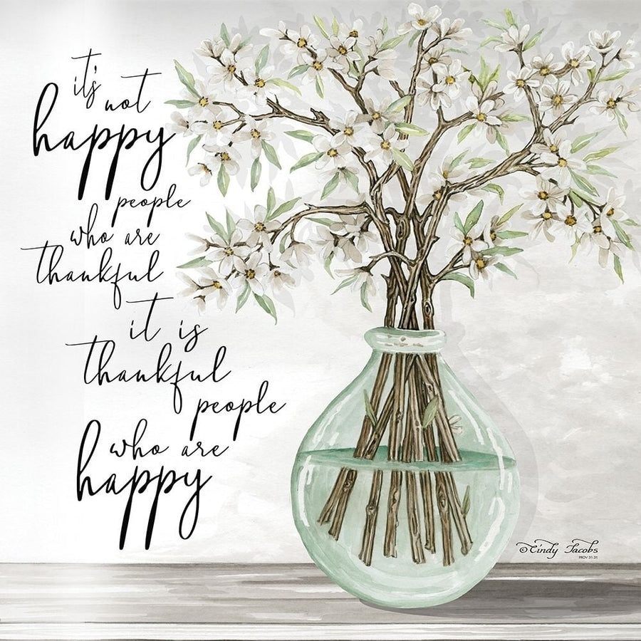 Thankful People Poster Print by Cindy Jacobs-VARPDXCIN1578 Image 1