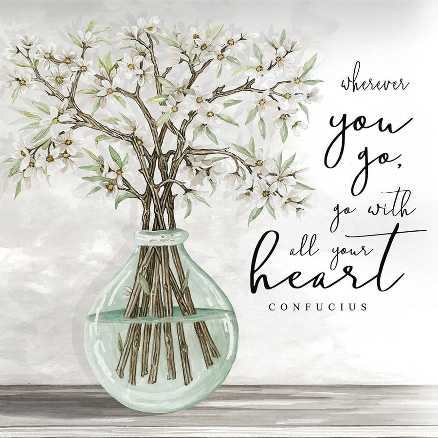 Go With All Your Heart Poster Print by Cindy Jacobs-VARPDXCIN1625 Image 1