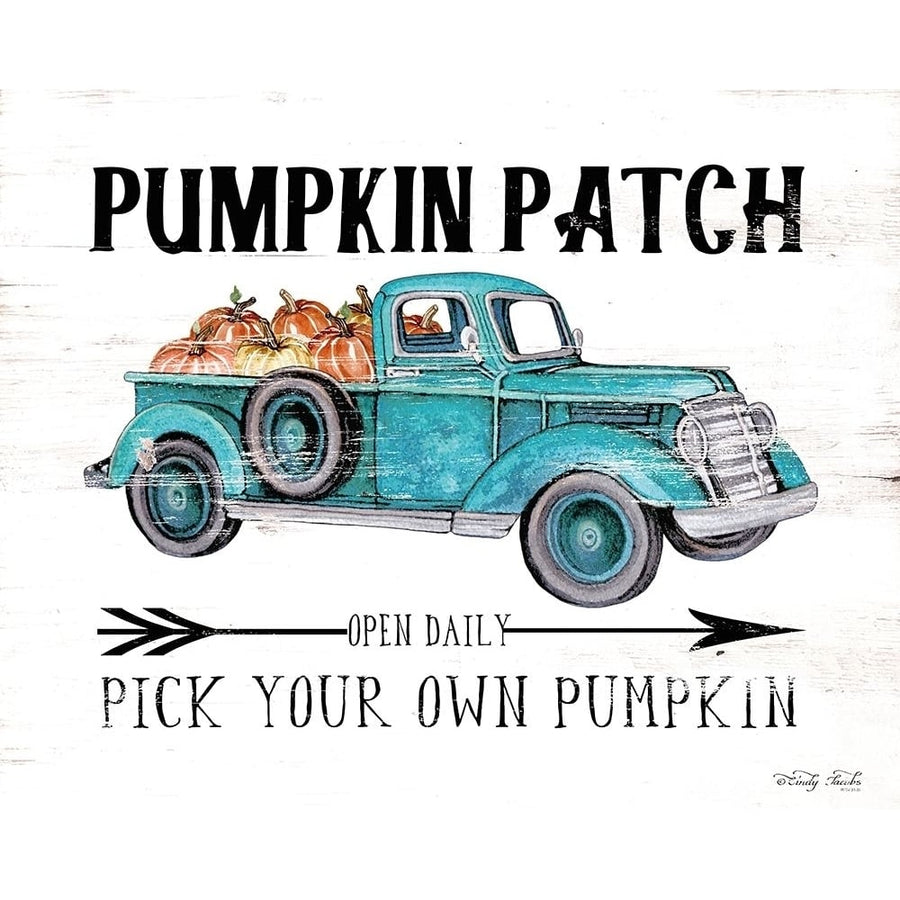 Pumpkin Patch Open Daily Poster Print by Cindy Jacobs-VARPDXCIN1620 Image 1