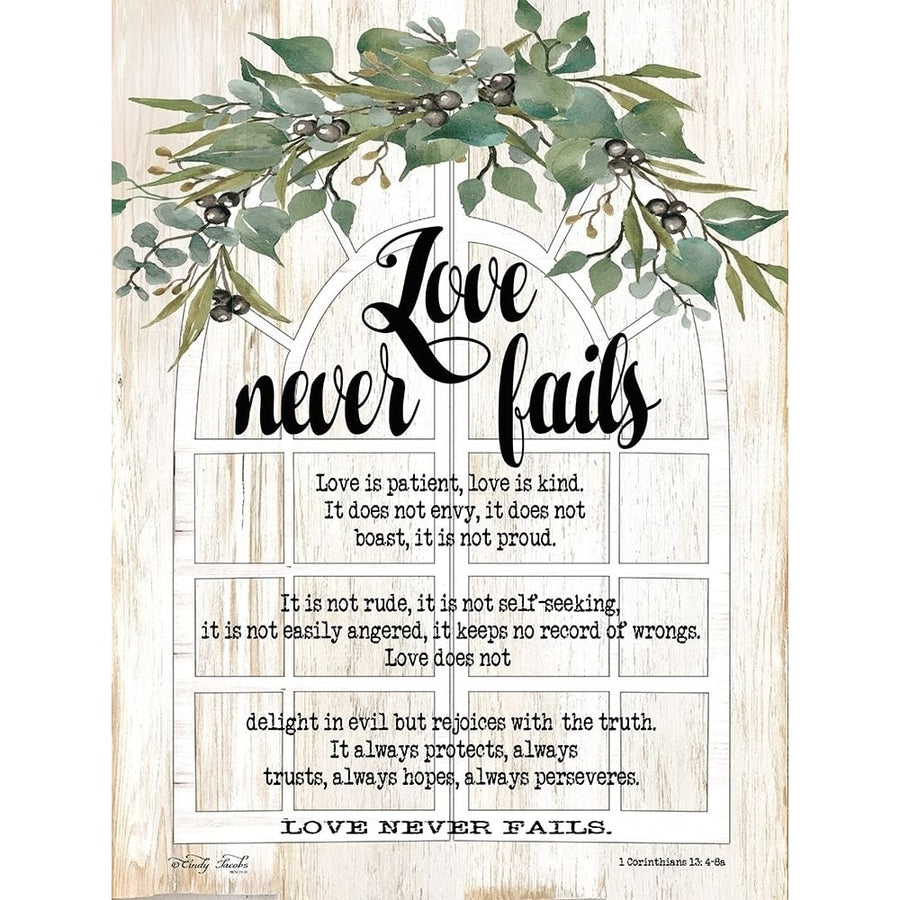 Berry Swag Love Never Fails Poster Print by Cindy Jacobs-VARPDXCIN1689 Image 1