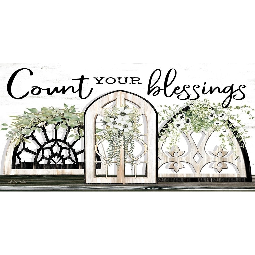 Count Your Blessings Poster Print by Cindy Jacobs-VARPDXCIN1700 Image 1