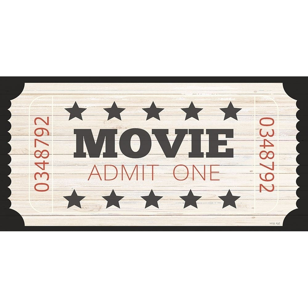 Admit One Movie Ticket by Cindy Jacobs-VARPDXCIN2995 Image 1