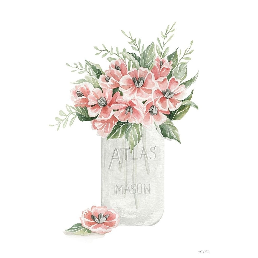 Pink Posies in a Jar by Cindy Jacobs-VARPDXCIN2969 Image 1