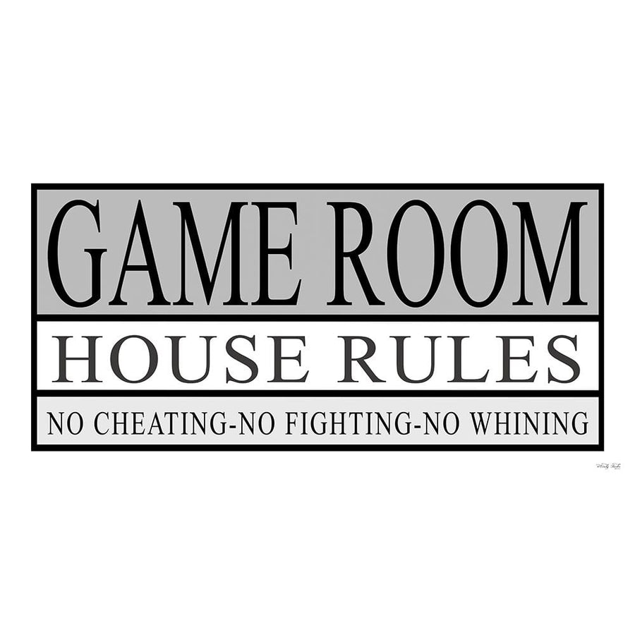 Game Room House Rules II Poster Print - Cindy Jacobs-VARPDXCIN3045 Image 1