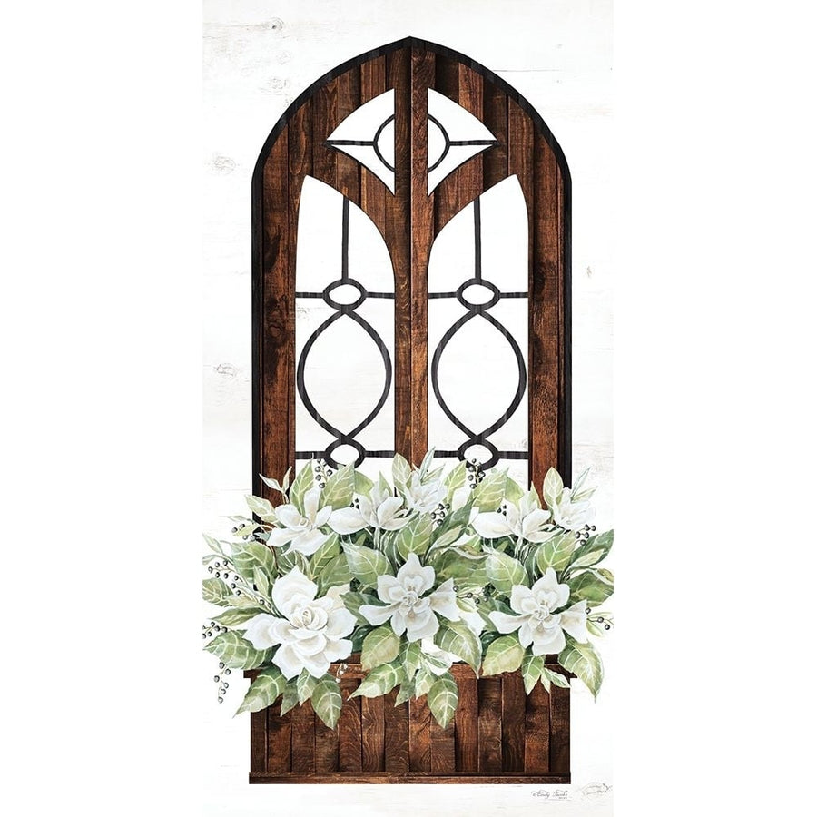 Window Arch Floral II Poster Print - Cindy Jacobs-VARPDXCIN3363 Image 1