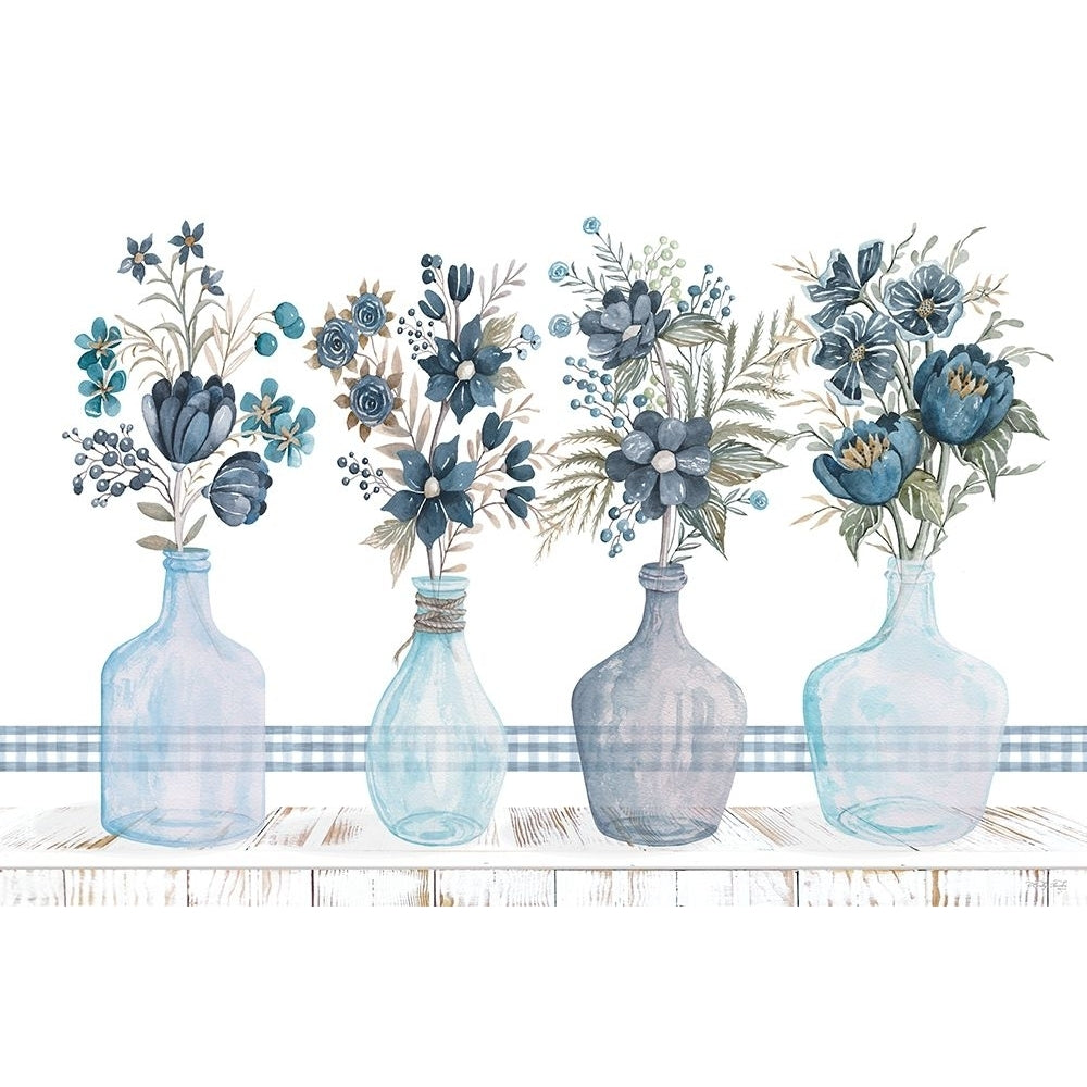 Feeling Blue Florals Poster Print - Cindy Jacobs-VARPDXCIN3391 Image 1