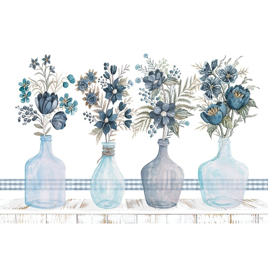 Feeling Blue Florals Poster Print - Cindy Jacobs-VARPDXCIN3391 Image 1