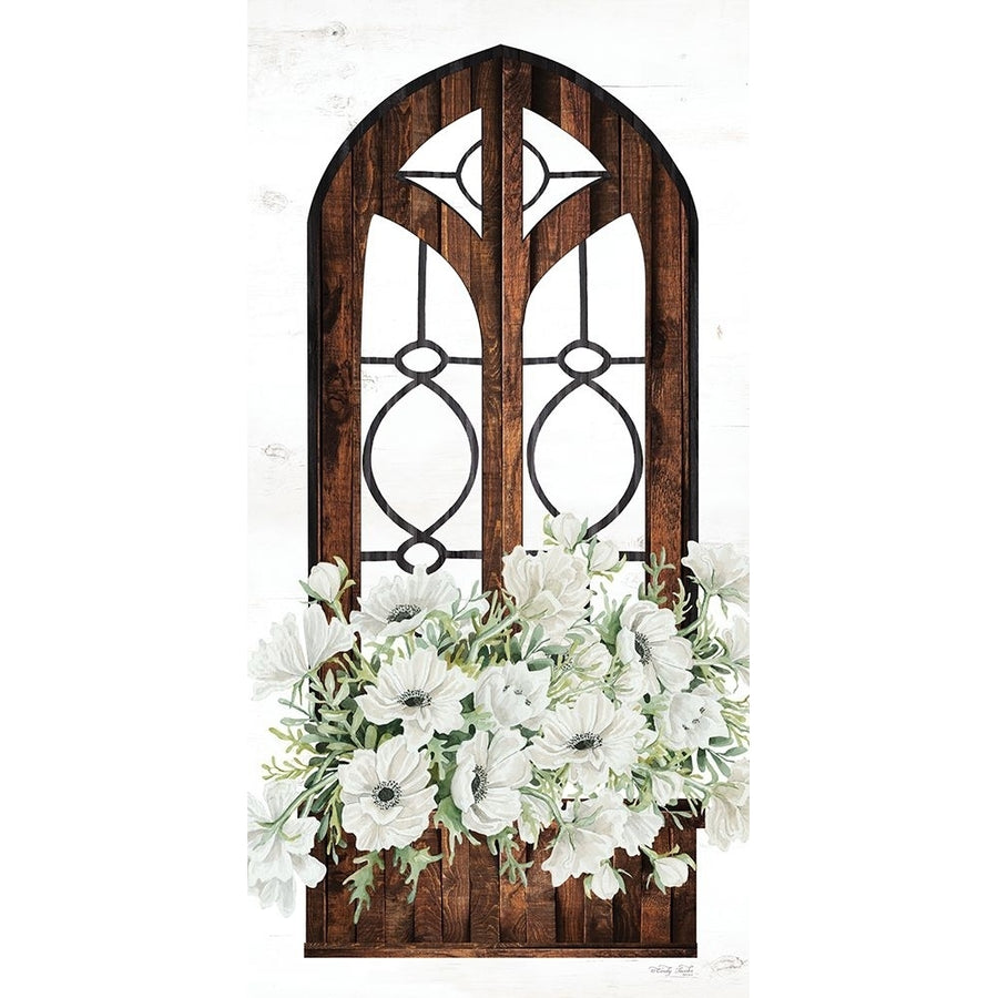 Window Arch Floral I Poster Print - Cindy Jacobs-VARPDXCIN3362 Image 1