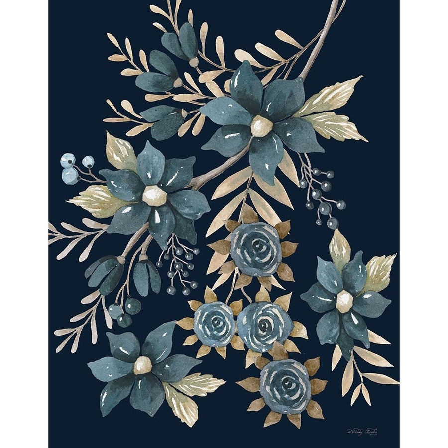 Beautiful Blue Blooms I Poster Print - Cindy Jacobs-VARPDXCIN3471 Image 1