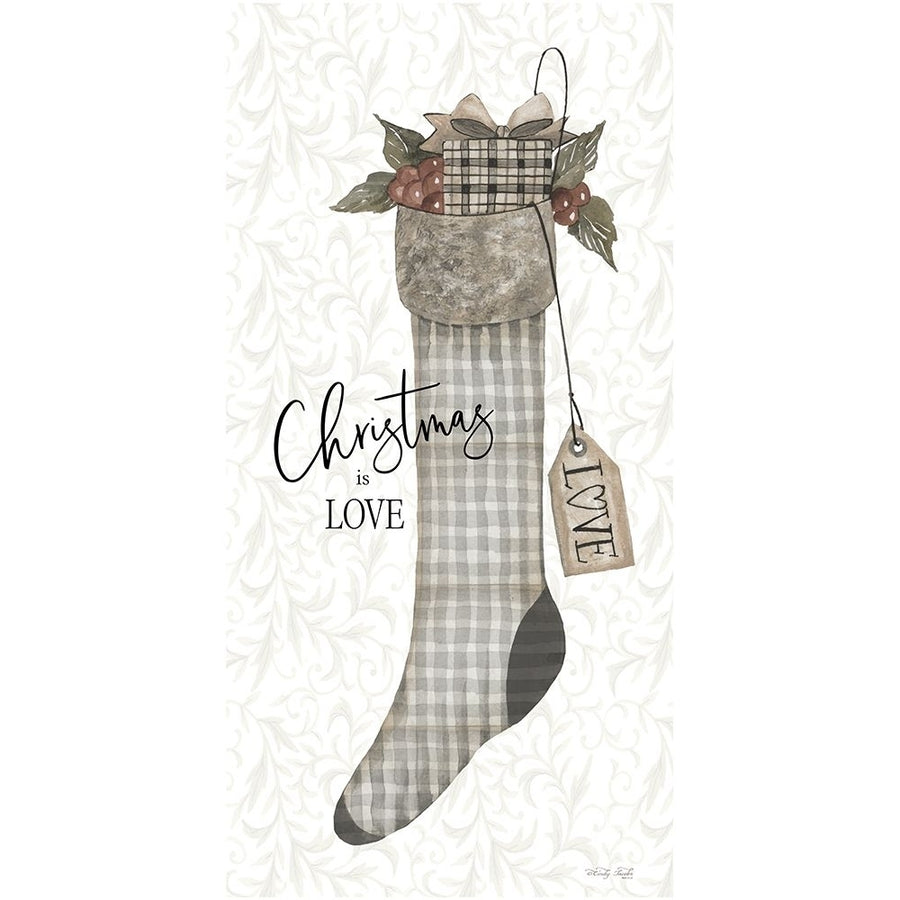 Christmas is Love Stocking Poster Print - Cindy Jacobs-VARPDXCIN3586 Image 1