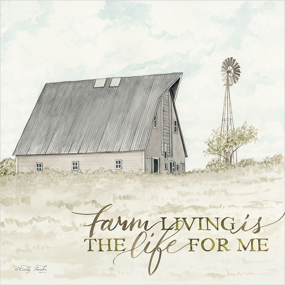 Farm Living Poster Print by Cindy Jacobs-VARPDXCIN835 Image 1