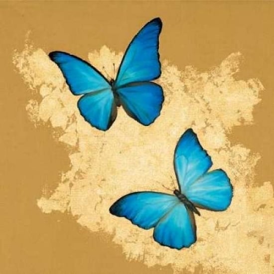 Cerulean Butterfly I Poster Print by Joanna Charlotte-VARPDXCJP507 Image 2