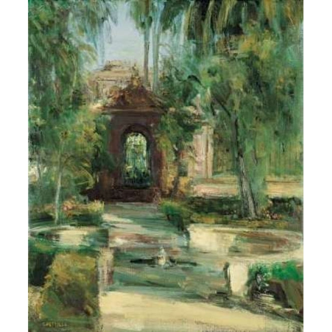 Fuentes y Jardines Poster Print by Jose Luis Castrillo-VARPDXCJP700 Image 1