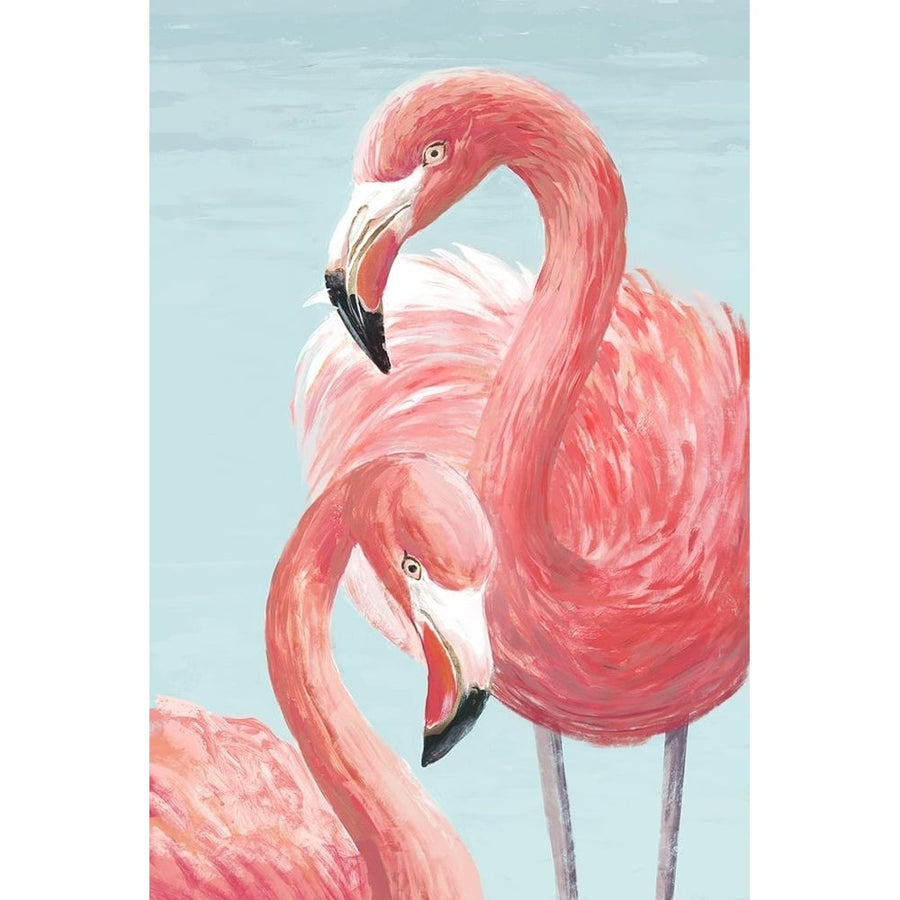 Majestic Flamingos Poster Print - Q Jacob-VARPDXCQ012A Image 1