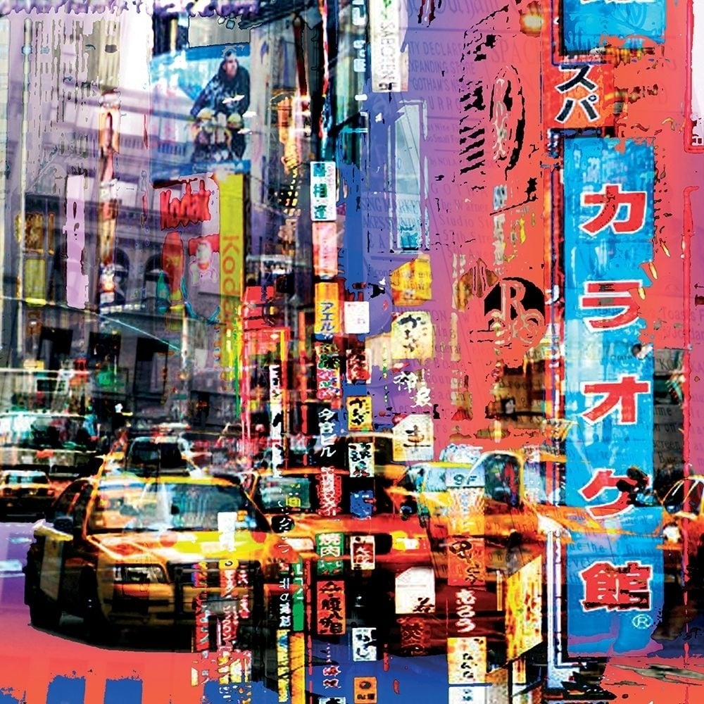 NY Chinatown Poster Print by Cedric Bouteiller-VARPDXCS0480 Image 1