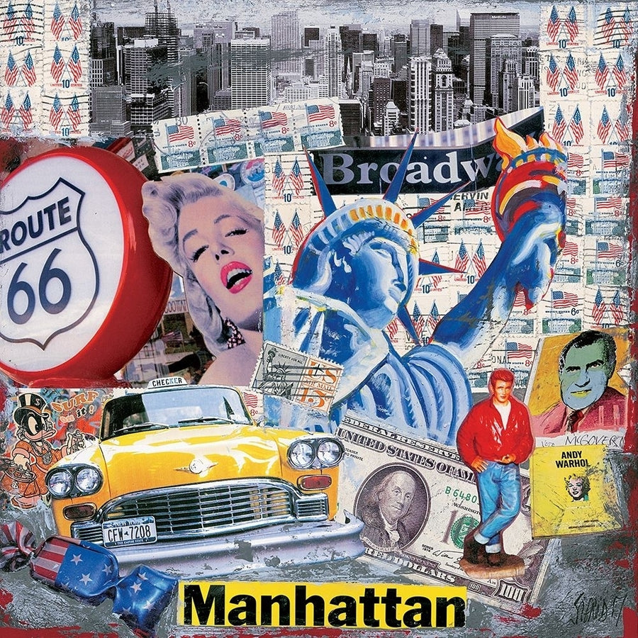 Manhattan Poster Print by M. Sigrid-VARPDXCS0655 Image 1