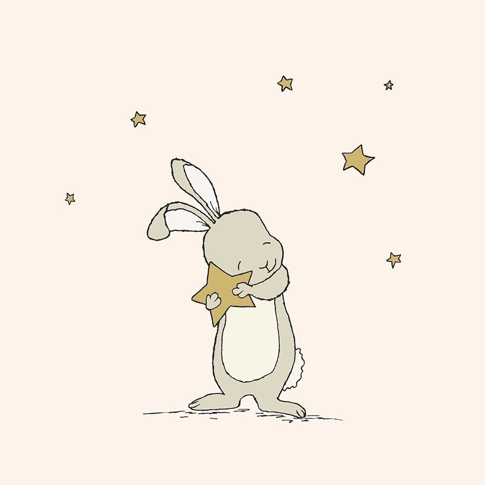 Bunny Holds A Star Poster Print - Sweet Melody Designs-VARPDXCTSQ032A Image 1