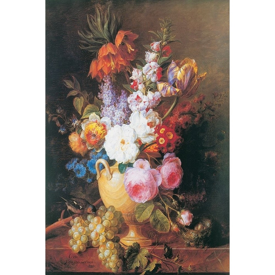 Vase de fleurs Poster Print - Spaendonck Corneille Van-VARPDXCVS22 Image 1