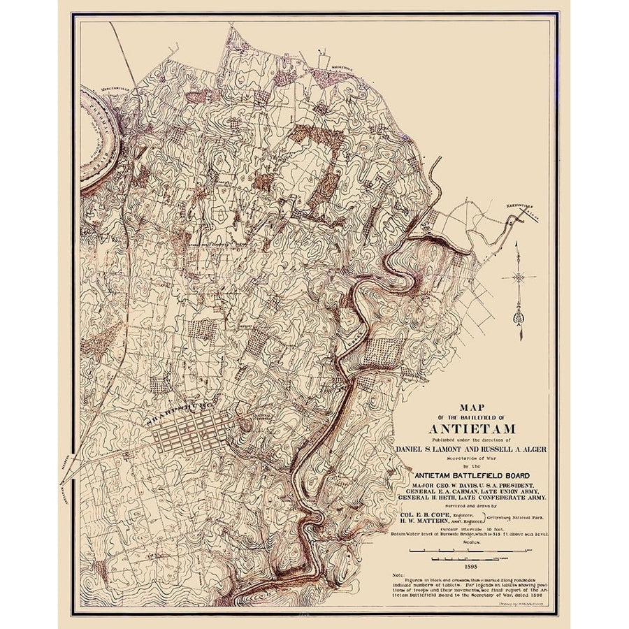 The Battlefield Of Antietam Landowner - Lamont Poster Print by Lamont Lamont-VARPDXCWAN0009 Image 1