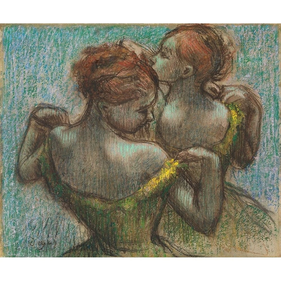 Two Dancers Half-Length Poster Print by Edgar Degas-VARPDXD1901D Image 1