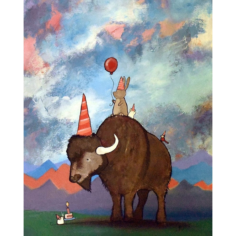 Buffalo Birthday Poster Print - Andrea Doss-VARPDXD2119D Image 1