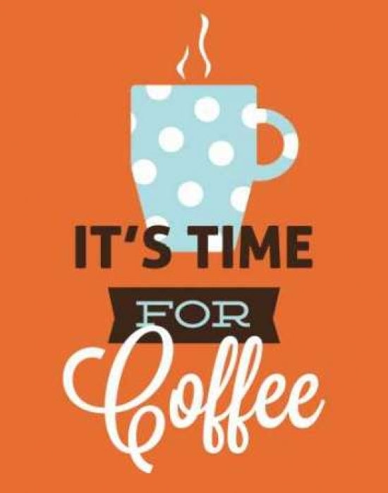 Coffee Time - Orange Poster Print by Genesis Duncan-VARPDXD847D Image 1