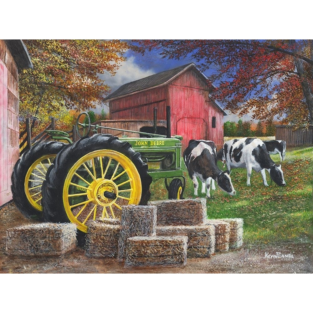 Cows And John Deere Poster Print - Kevin Daniel-VARPDXDAN545 Image 1