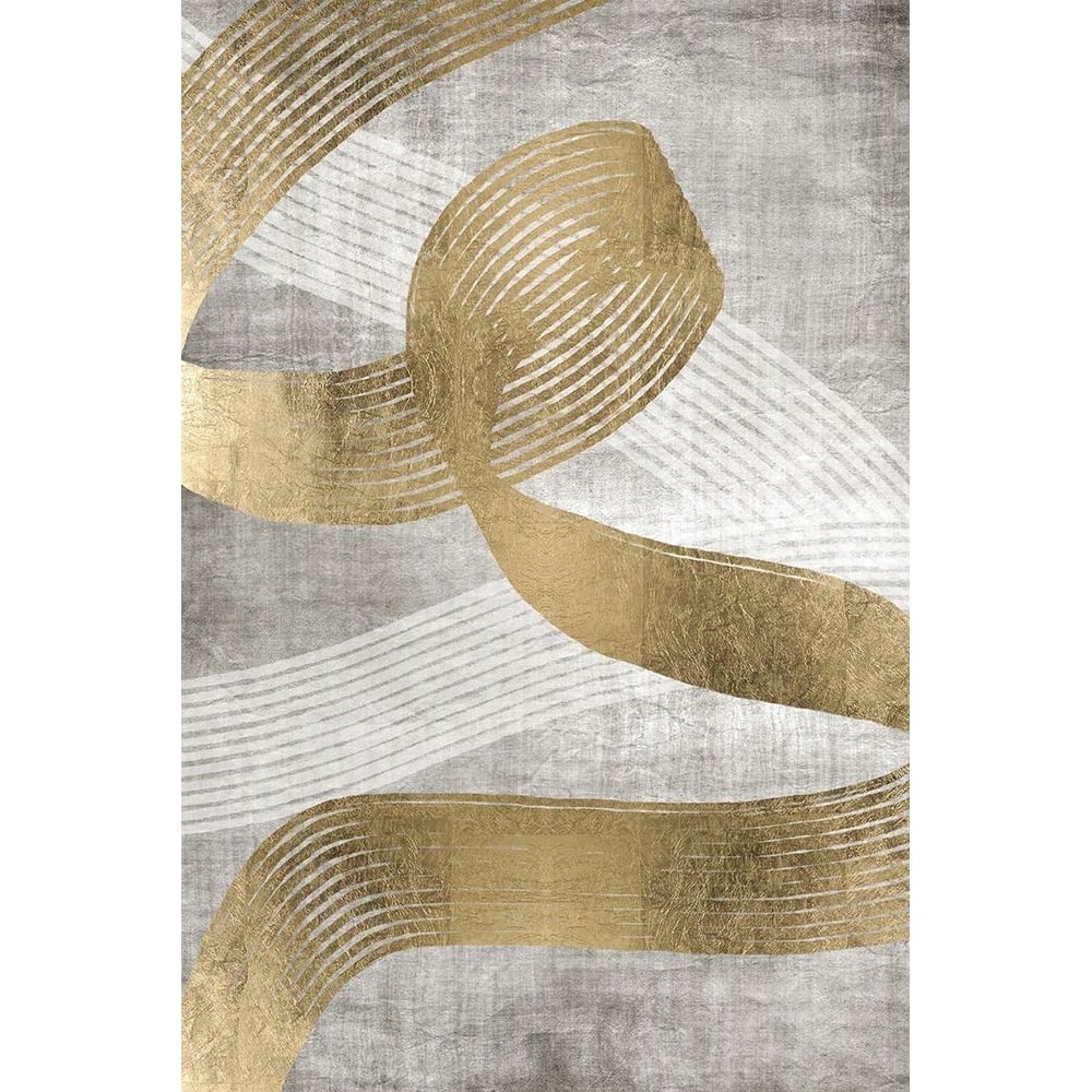 Golden Ribbon 2 Poster Print - Denise Brown-VARPDXDBRC247B Image 1