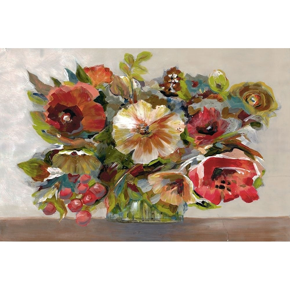 Bright Excited Florals 2 Poster Print by Doris Charest-VARPDXDCRC036B Image 1