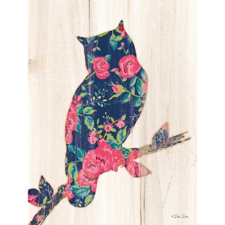 Floral Owl Poster Print by Dee Dee Dee Dee-VARPDXDD1530A Image 1