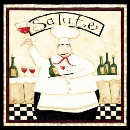 Wine Salute Poster Print by Dan DiPaolo-VARPDXDDP5SQ012A Image 2