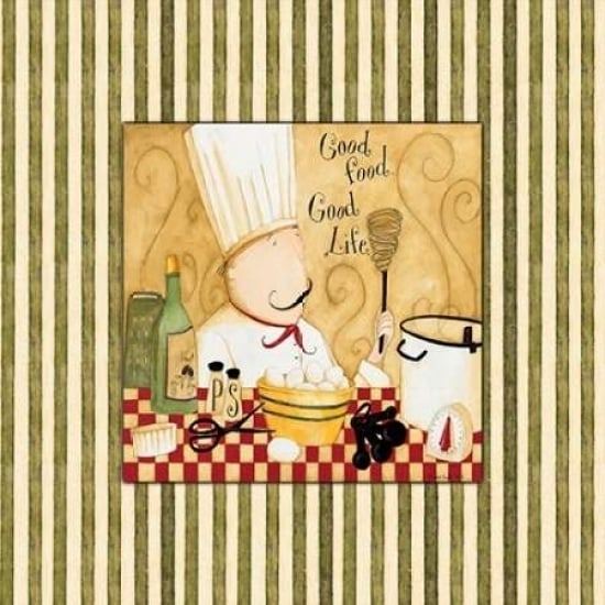 Good Food Stripes Poster Print by Dan DiPaolo-VARPDXDDP7SQ325B1 Image 1