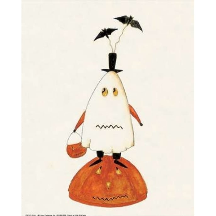 Pumpkin Ghost Poster Print by Dan DiPaolo-VARPDXDDPPL014A Image 1