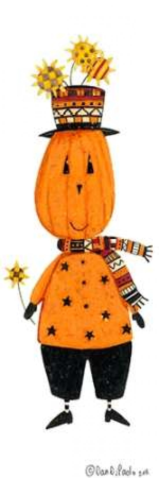 Pumpkin Boy Poster Print by Dan DiPaolo-VARPDXDDPPL029D Image 1