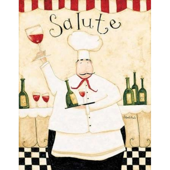 Salute Wine Poster Print by Dan DiPaolo-VARPDXDDPRC297WM Image 1