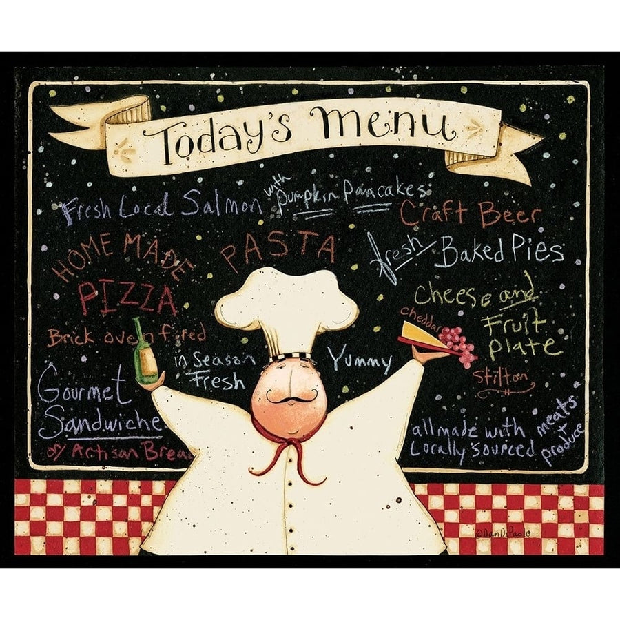 Todays Menu Poster Print by Dan DiPaolo-VARPDXDDPRC550B Image 1