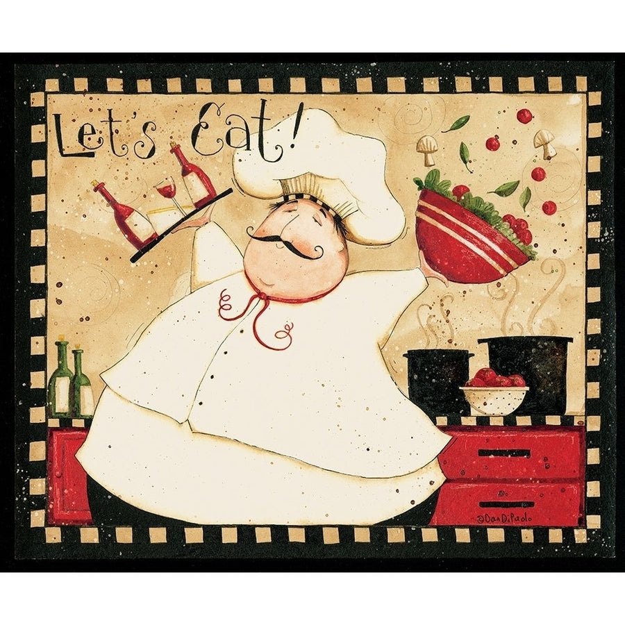 Lets Eat Poster Print by Dan DiPaolo-VARPDXDDPRC564 Image 1