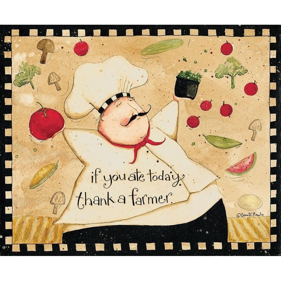 Thank A Farmer Poster Print by Dan DiPaolo-VARPDXDDPRC567 Image 1