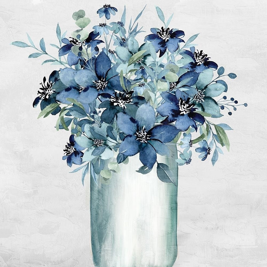 Vase Of Blue Poster Print - Kimberly Allen-VARPDXKASQ3295A Image 1