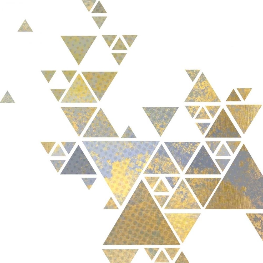 Triangle Gold 2 Poster Print by Kimberly Allen-VARPDXKASQ526B Image 2