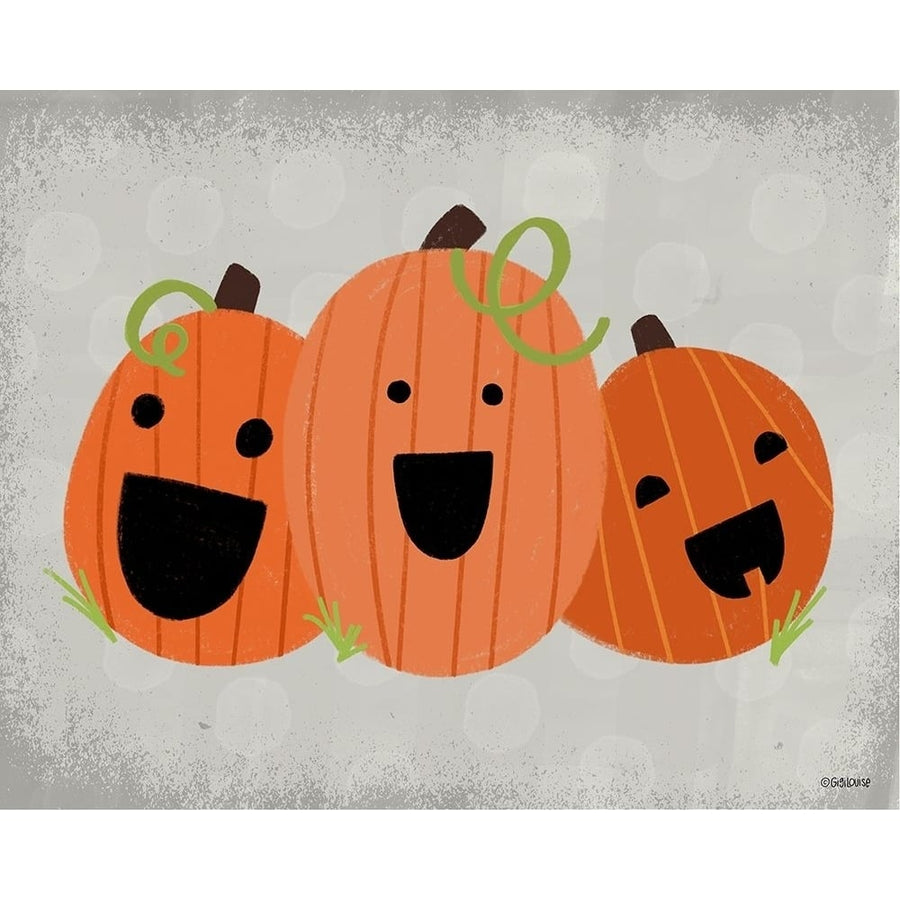 Happy Pumpkins Poster Print by Gigi Louise-VARPDXKBRC027A Image 1