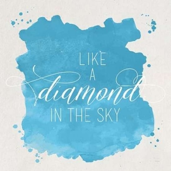 Diamond Sky Blue Poster Print by Gigi Louise-VARPDXKBSQ010A Image 2