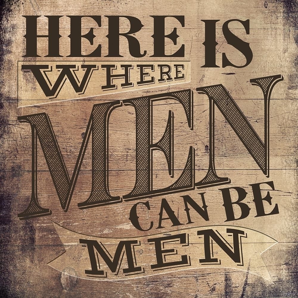 Men Can Be Poster Print by Gigi Louise-VARPDXKBSQ083 Image 1