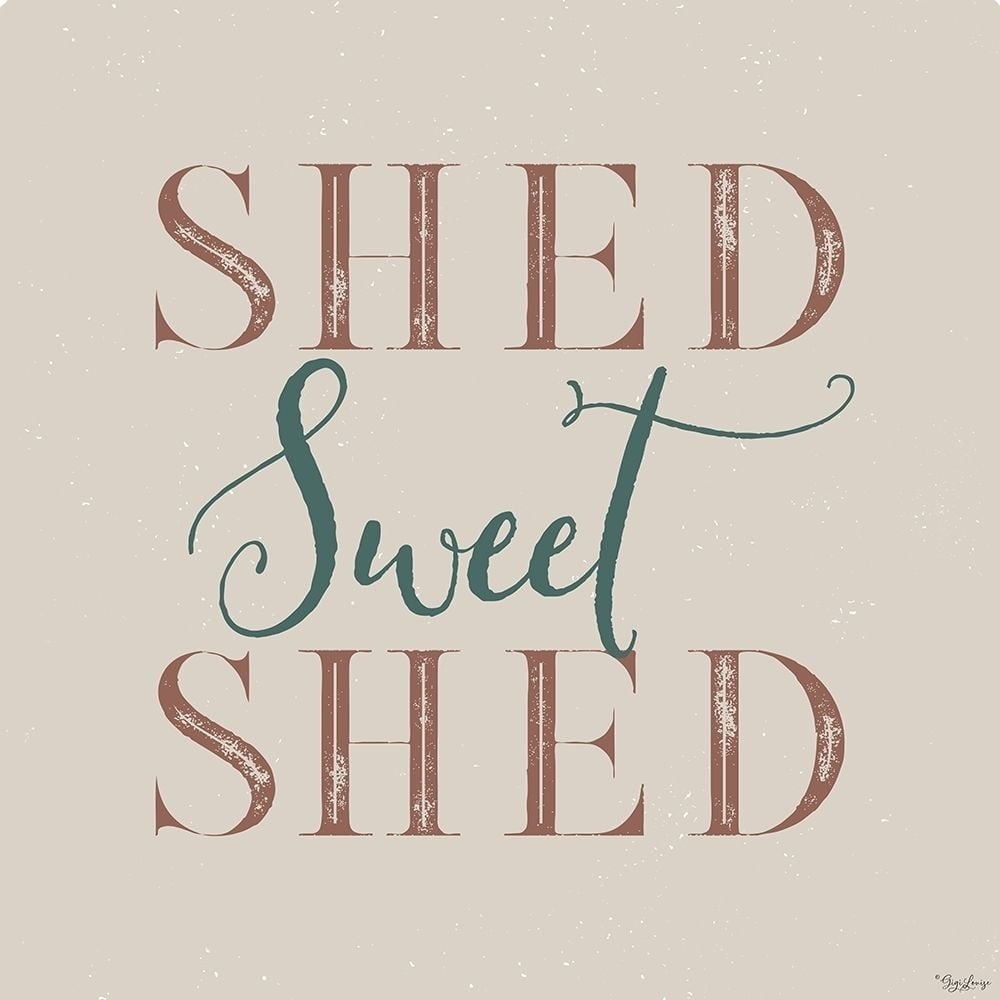 Sweet Shed Poster Print by Gigi Louise-VARPDXKBSQ095B Image 1